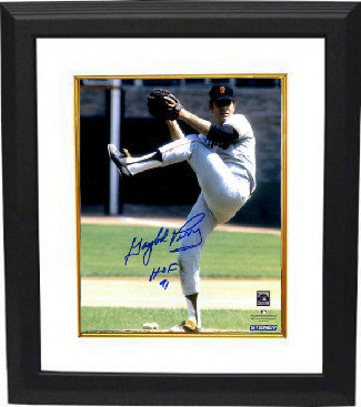 Gaylord Perry Autographed Signed San Francisco Giants 8x10 Photo Custom Framing w/ HOF 91- Steiner Hologram 