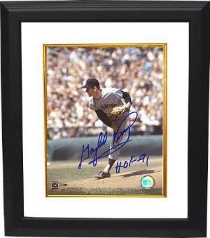 Gaylord Perry Autographed Signed San Francisco Giants 8x10 Photo w/ HOF 91 Insc Custom Framing 