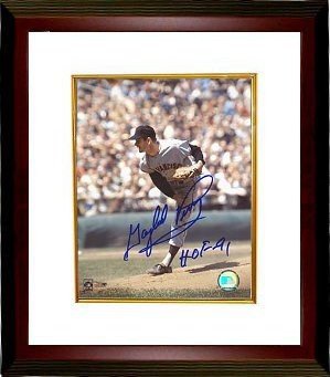 Gaylord Perry Autographed Signed San Francisco Giants 8x10 Photo w/HOF 91 Insc - Custom Framing 