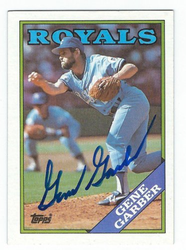 Gene Garber Autographed Signed 1988 Topps Card - Autographs