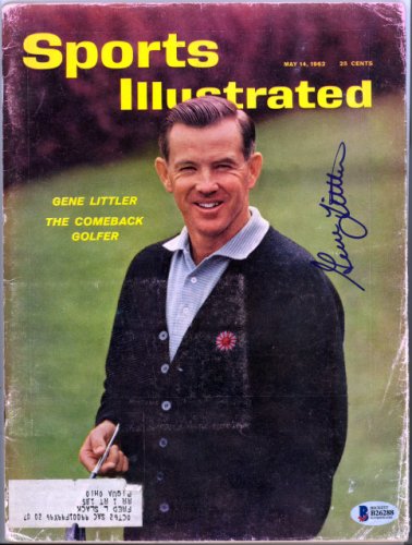 Gene Littler Autographed Signed Sports Illustrated Magazine Beckett Beckett 