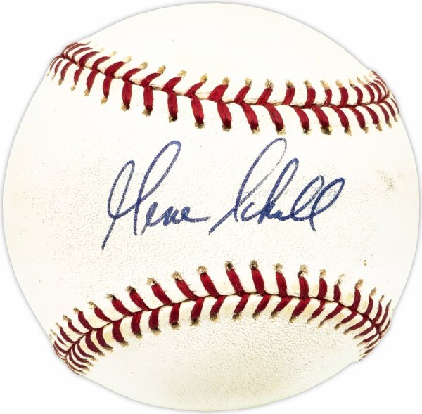 Gene Schall Autographed Signed Official Nl Baseball Philadelphia Phillies #229859 
