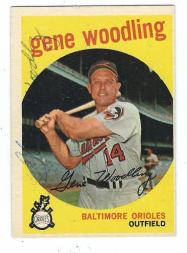 Gene Woodling Autographed Signed 1959 Topps Card - Autographs