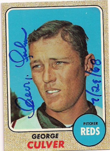 George Culver Autographed Signed 1968 Topps Card - Autographs