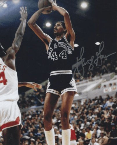George Gervin Autographed Signed 8X10 San Antonio Spurs Photo - Autographs