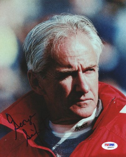 George Seifert Autographed 8X10 Photo San Francisco 49Ers PSA/DNA