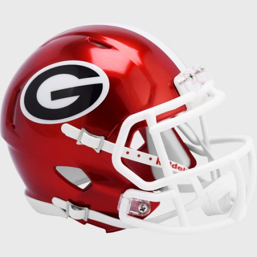 Georgia Bulldogs NCAA Mini Speed Football Helmet FLASH 