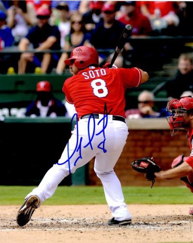 Geovany Soto Autographed Signed 8X10 Photo Texas Rangers - Autographs