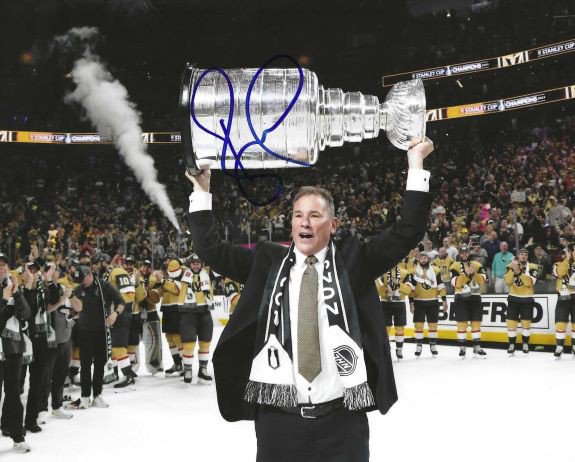 Gerard Gallant Autographed Signed 8X10 Vegas Golden Knights Photo - Autographs