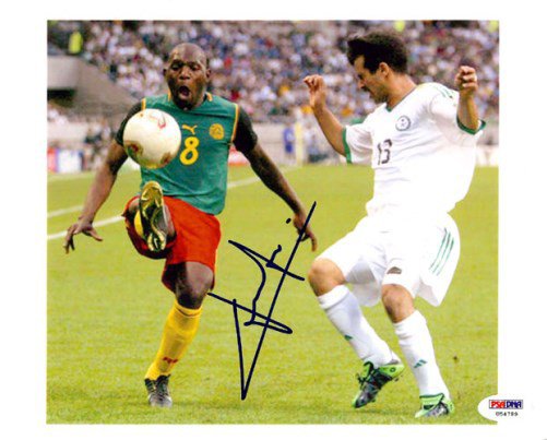 Geremi Njitap Autographed Signed 8X10 Photo Chelsea PSA/DNA 