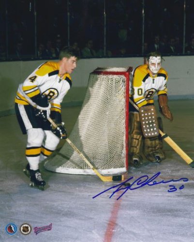 Gerry Cheevers Autographed Signed 8X10 Boston Bruins Photo - Autographs 