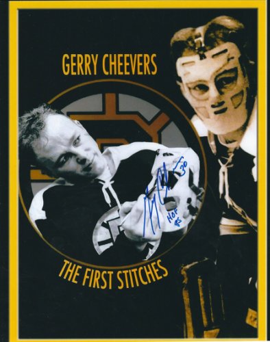 Gerry Cheevers Autographed Signed 8X10 Boston Bruins Photo - Autographs 