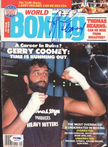 Gerry Cooney Autographed Boxing World Magazine Cover PSA/DNA