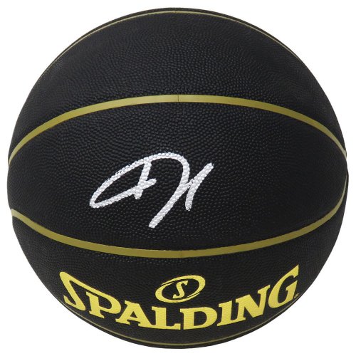 Giannis Antetokounmpo Autographed Signed Spalding Elevation Black NBA Basketball 