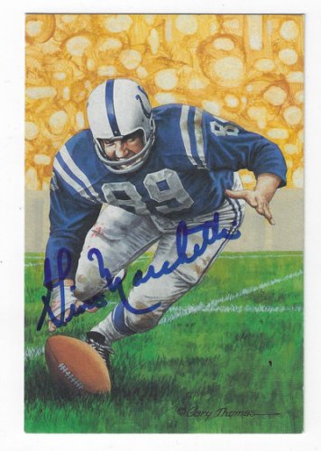 Gino Marchetti Autographed Signed Baltimore Colts Goal Line Art Card - Autographs