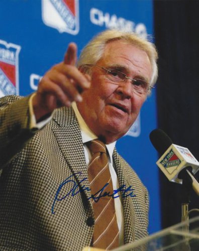 Glen Sather Autographed Signed New York Rangers 8X10 Photo - Autographs