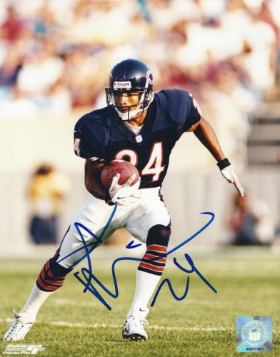 Glyn Milburn Autographed Signed 8X10 Chicago Bears Photo - Autographs