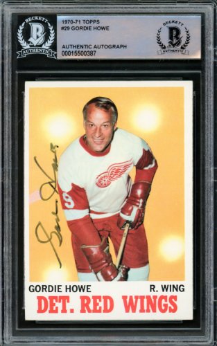 Gordie Howe Signed Sweater. Hockey Collectibles Uniforms, Lot #44174