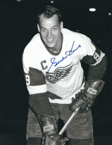 Gordie Howe Autographed Signed 8X10 Detroit Red Wings Photo - Autographs 