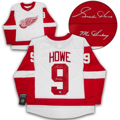 Gordie Howe Autographed Signed Detroit Red Wings White Fanatics Breakaway Jersey