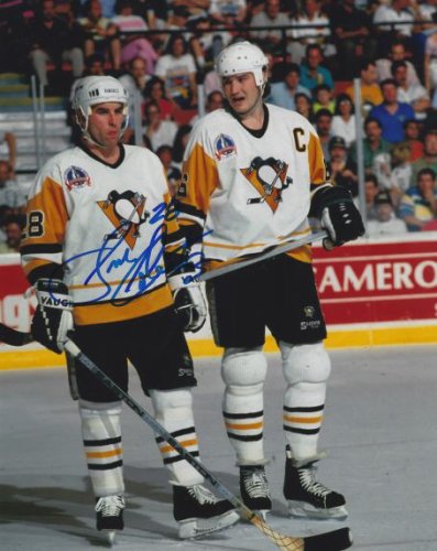 Gordie Roberts Autographed Signed 8X10 Pittsburgh Penguins Photo - Autographs