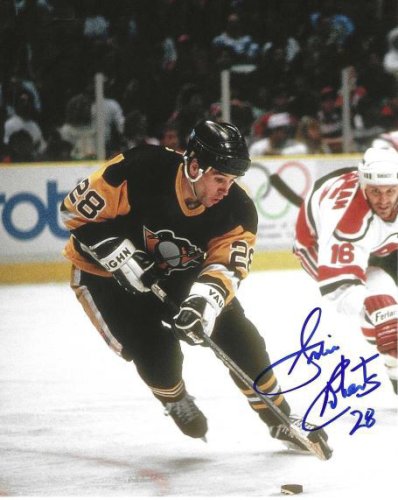 Gordie Roberts Autographed Signed 8X10 Pittsburgh Penguins Photo - Autographs