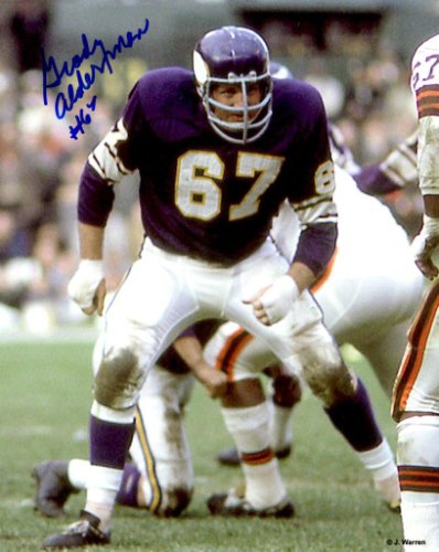 Grady Alderman Autographed Signed 8X10 Minnesota Vikings Photo - Autographs