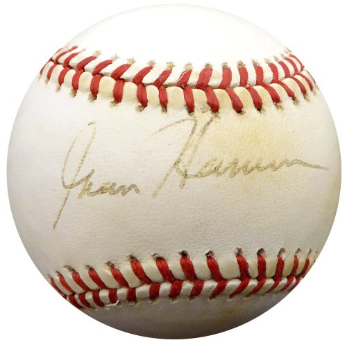 Granny Hamner Autographed Signed Official Nl Baseball Philadelphia Phillies Beckett Beckett 