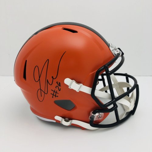 Greedy Williams Cleveland Browns Autographed Signed Replica Helmet - Beckett Authentic 