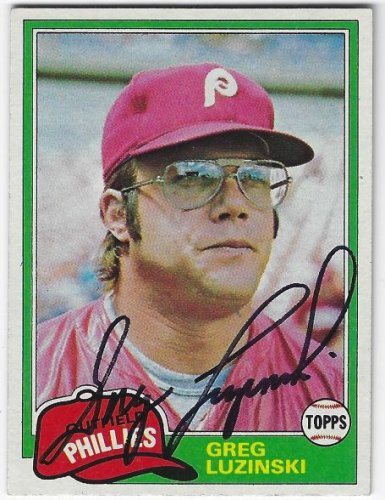 Greg Luzinski Autographed Signed Philadelphia Phillies 1981 Topps Card - Autographs