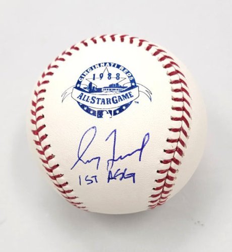 Greg Maddux Autographed Signed Braves Cubs 1988 Asg Baseball W/ 1St Asg Beckett Witnessed 
