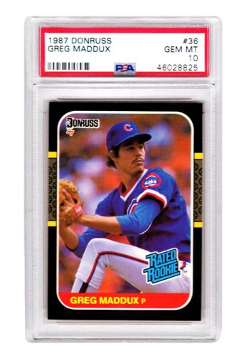 Greg Maddux player worn jersey patch baseball card (Chicago Cubs) 2015  Panini Elite Throwback Threads #10