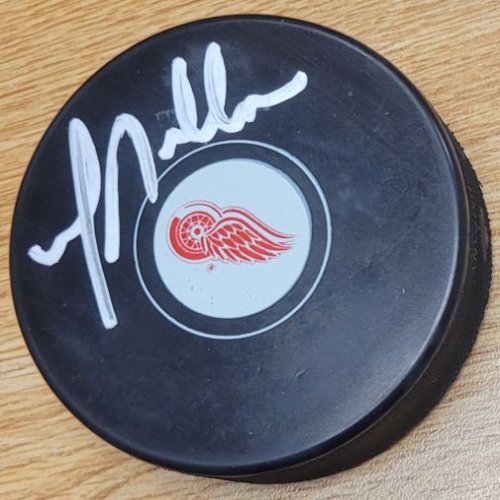 Greg Millen Autographed Signed Detroit Red Wings Hockey Puck - Autographs