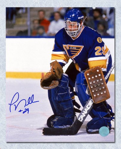 Greg Millen St Louis Blues Autographed Signed Goalie Action 8x10 Photo