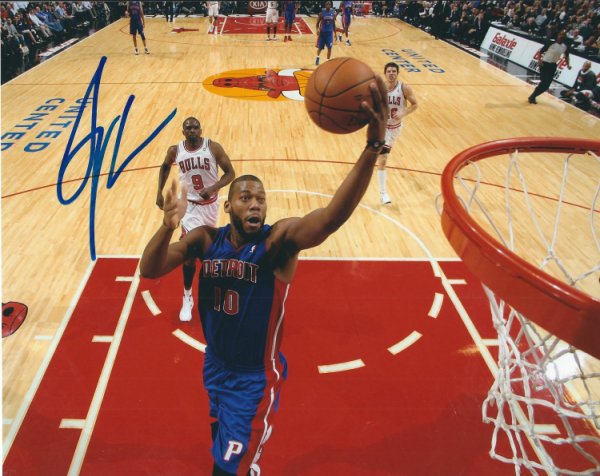 Greg Monroe Autographed Signed 8X10 Detroit Pistons Photo - Autographs