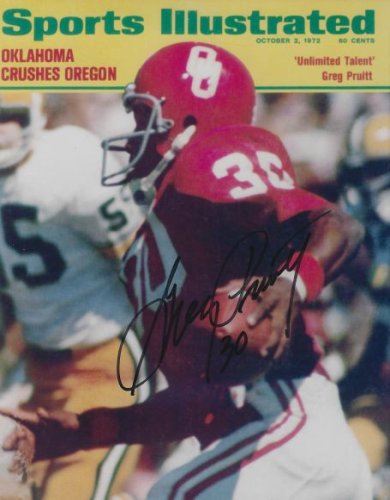 Greg Pruitt Autographed Signed 8X10 University Of Oklahoma Photo - Autographs