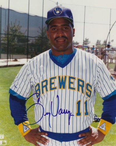 Greg Vaughn Autographed Signed 8X10 Milwaukee Brewers Photo - Autographs