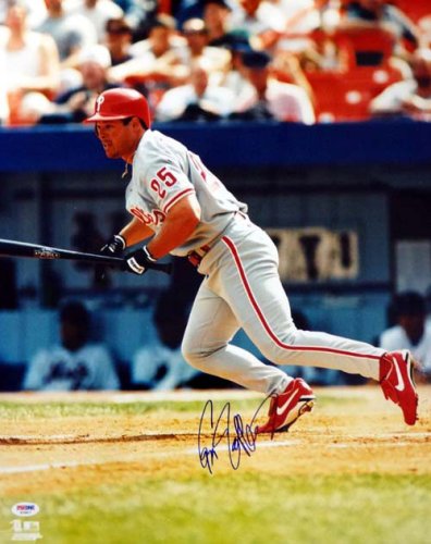 Gregg Jefferies Autographed 16X20 Photo Philadelphia Phillies PSA/DNA