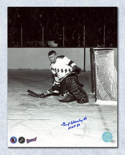 Gump Worsley Autographed Signed New York Rangers 8x10 Photo