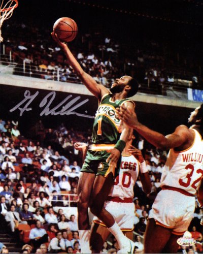 Gus Williams Autographed Signed 8X10 Photo Seattle Sonics Mcs Holo #106818 