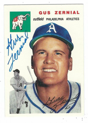 Gus Zernial Autographed Signed 1954 Topps Archives Card - Autographs
