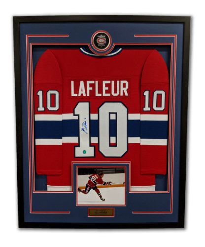 Guy Lafleur Autographed Montreal Blue Custom Hockey Jersey (JSA)