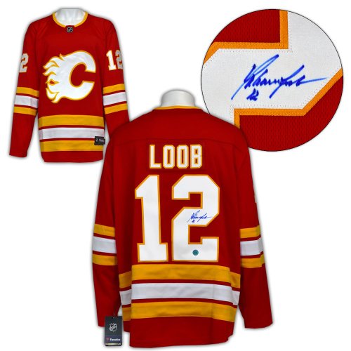 Hakan Loob Autographed Signed Calgary Flames Fanatics Breakaway Jersey