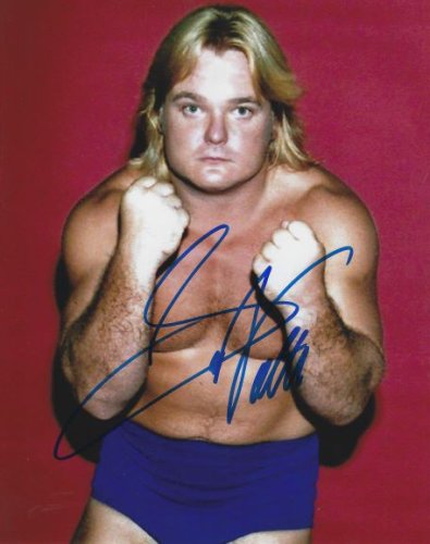 Hank Aaron Autographed Signed Greg "The " Valentine Wwf Hall Of Famer 8X10 Wrestling Photo - Autographs 