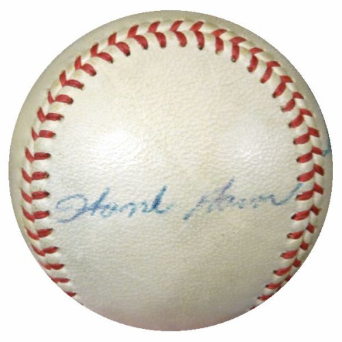 Hank Aaron Autographed Atlanta Braves (White #44) Deluxe Framed