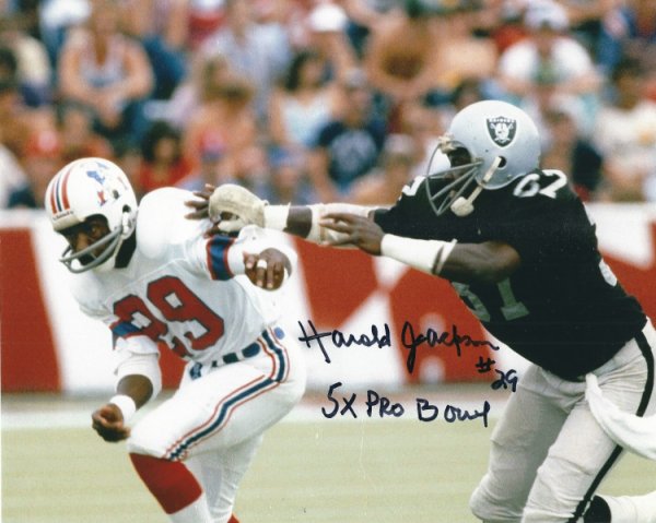 Harold Jackson Autographed Signed New England Patriots 8X10 Photo - Autographs