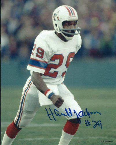 Harold Jackson Autographed Signed New England Patriots 8X10 Photo - Autographs