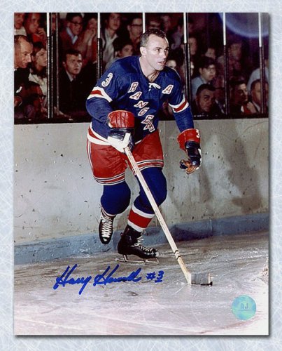 Harry Howell Autographed Signed New York Rangers 8x10 Photo