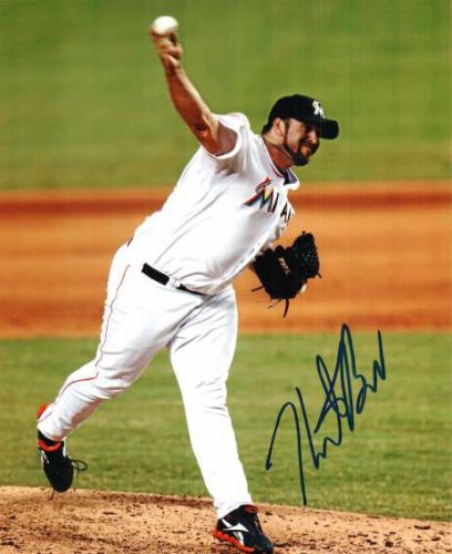 Heath Bell Autographed Signed 8X10 Photo Miami Marlins - Autographs