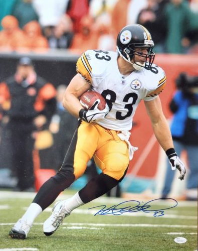 Heath Miller Autographed Signed 16X20 Pittsburgh Steelers Photo With JSA COA - Autographs